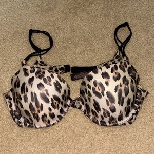 Victoria’s Secret Bra, Size 34C, Demi Style, Excellent Condition! Animal Print